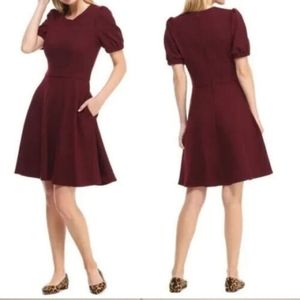 Gal Meets Glam Kristen ribbed knit fit and flare dress